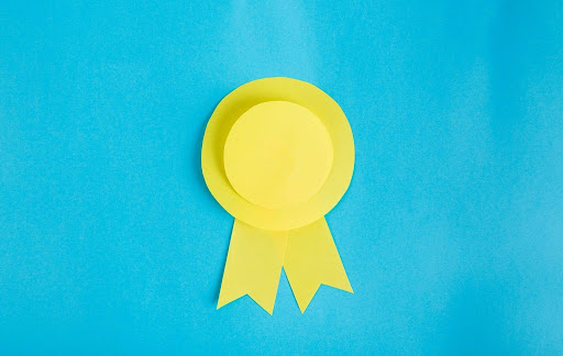 Badge for writing student