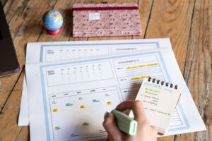 Neurodivergent scheduling their classes